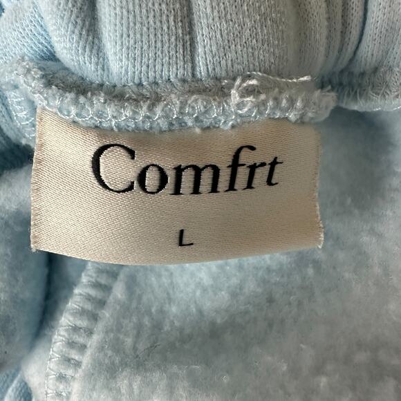 Comfrt Sweat Shorts Pastel Edit Light Blue Loungewear Beach Summer Women's Large - Picture 4 of 11